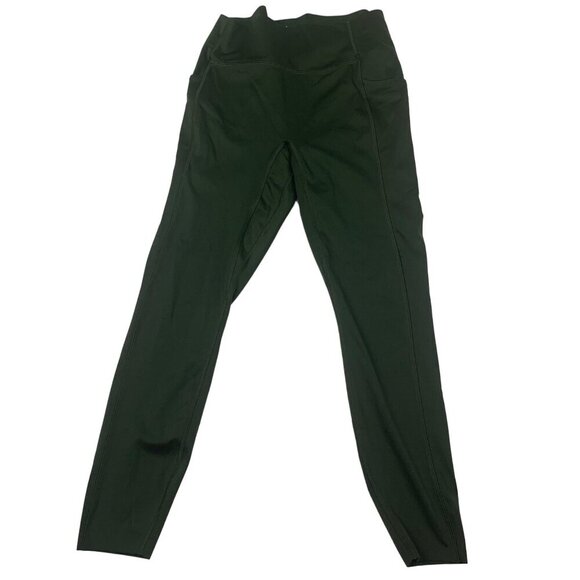 All In Motion Women's High-Waisted Leggings S Green Cropped Capri - Picture 1 of 5
